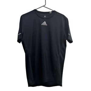 Adidas Climalite Womens Activewear Black Tee Shirt MEDIUM Lightweight
